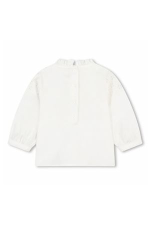 white cotton sweatshirt CHLOE' KIDS | C20299117